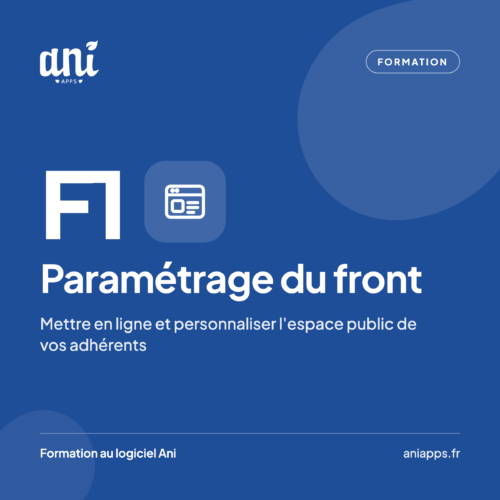 Formation au paramétrage du front – F1