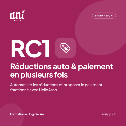 Formation réductions automatiques – RC1